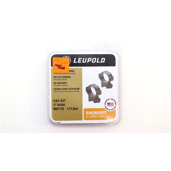 LEUPOLD 1" HIGH SCOPE RING MOUNTS