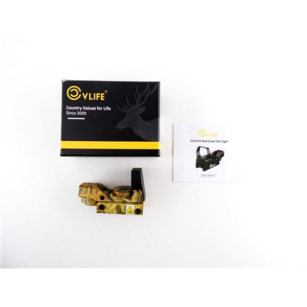VLIFE CAMO HD101 1X22X33 RED / GREEN DOT SIGHT