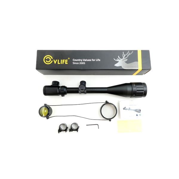 VLIFE 6-24X50MM SCOPE WITH 1" RINGS