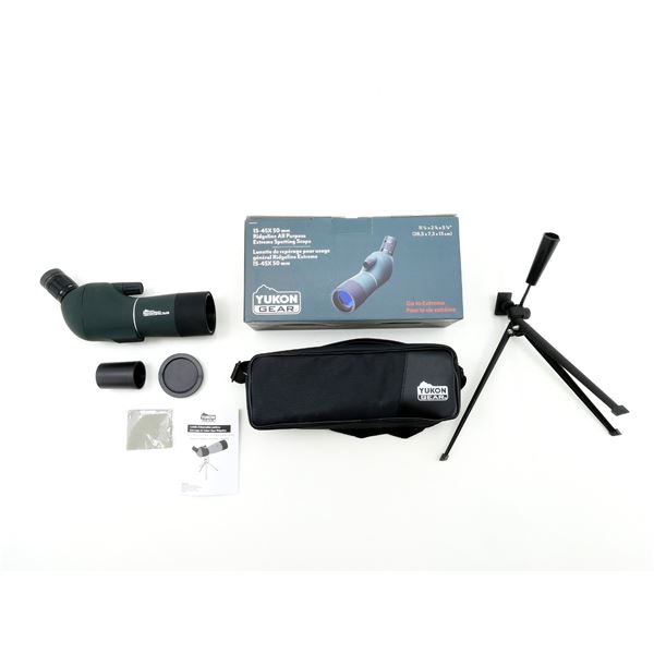 YUKON GEAR 15-45X50MM EXTREME SPOTTING SCOPE
