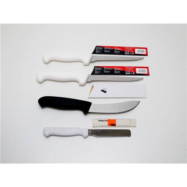 ASSORTED FROSTS / TRAMONTINA / PROFESSIONAL KNIVES LOT