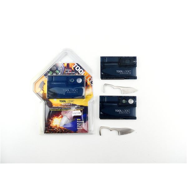 TOOL LOGIC SURVIVAL CARD I AND II LOT