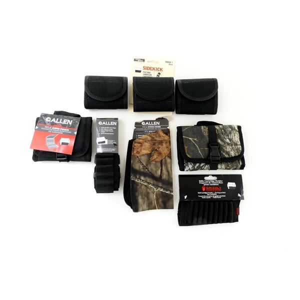 ASSORTED AMMO POUCHES / HOLDERS ETC. LOT