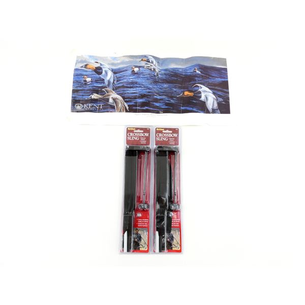 ALLEN CROSSBOW SLINGS AND KENT CARTRIDGE POSTER LOT