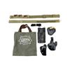 Image 1 : ASSORTED RIGHT-HANDED HOLSTERS AND UTILITY BELT LOT