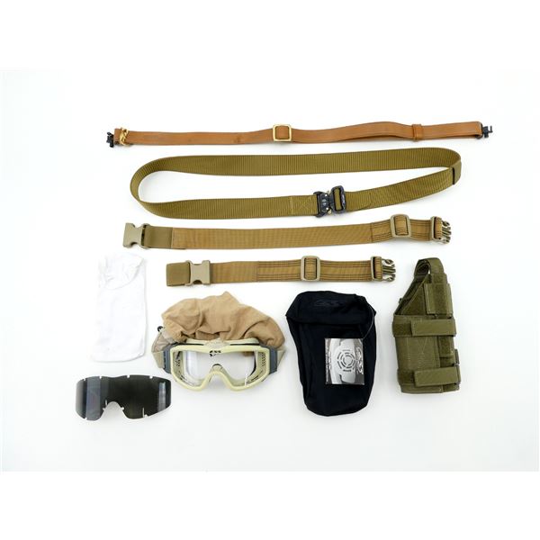 ASSORTED BELT , HOLSTER, ETC LOT
