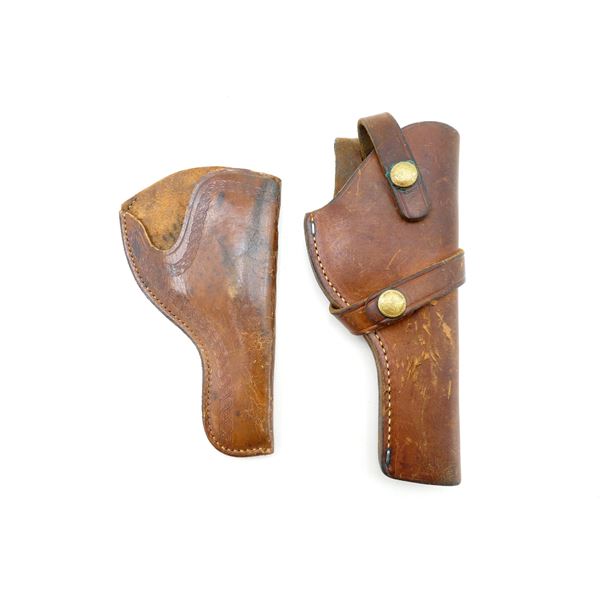 ASSORTED LEATHER HOLSTERS LOT