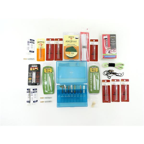 ASSORTED GUN CLEANING SUPPLIES LOT
