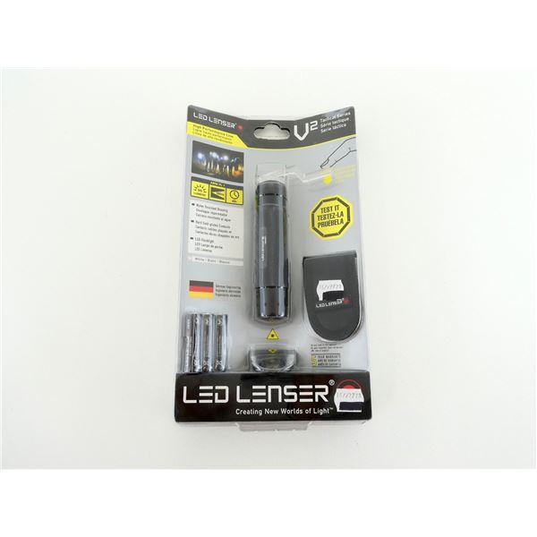 LED LENSER V2 TACTICAL SERIES FLASHLIGHT