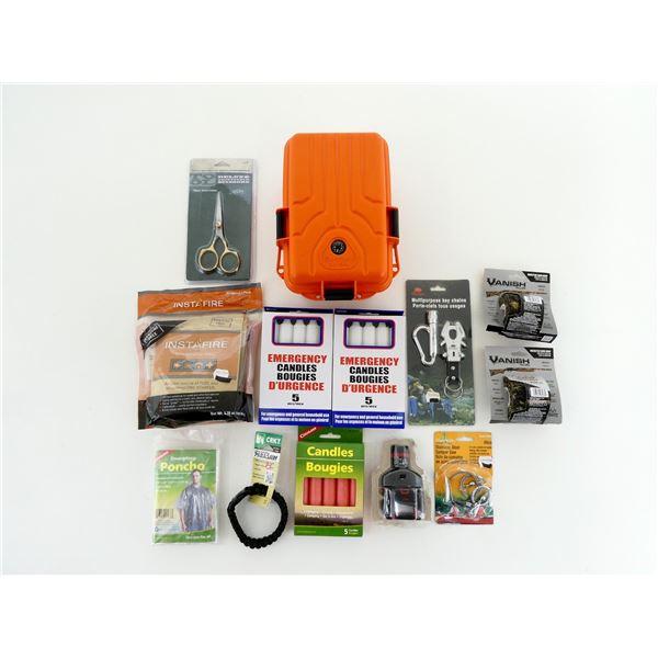 ASSORTED HUNTING / CAMPING / FISHING ACCESSORIES LOT