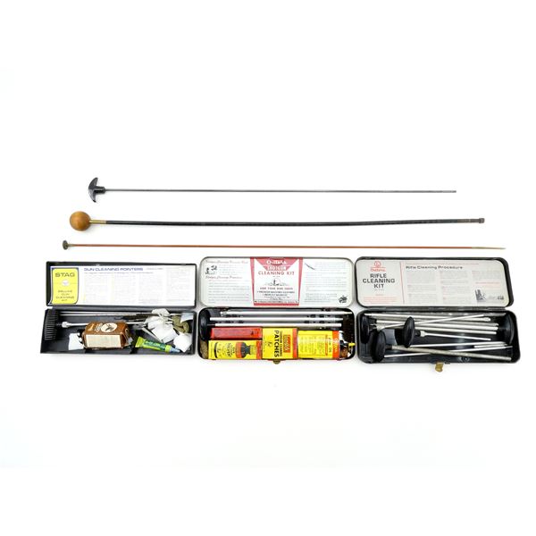 ASSORTED GUN CLEANING SUPPLIES LOT