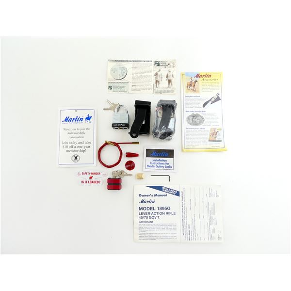 ASSORTED MARLIN CABLE LOCK / PADLOCK LOT