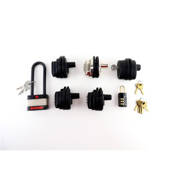 ASSORTED TRIGGER LOCK / PADLOCK LOT