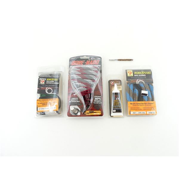 ASSORTED GUN CLEANING SUPPLIES LOT