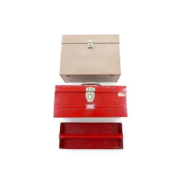 ASSORTED TOOL BOX / STORAGE BOX LOT