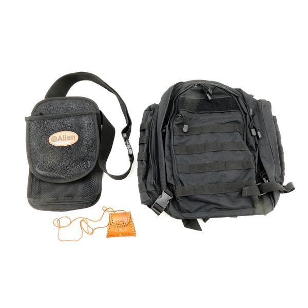 ASSORTED TACTICAL BACKPACK / ALLEN WAIST PACK LOT