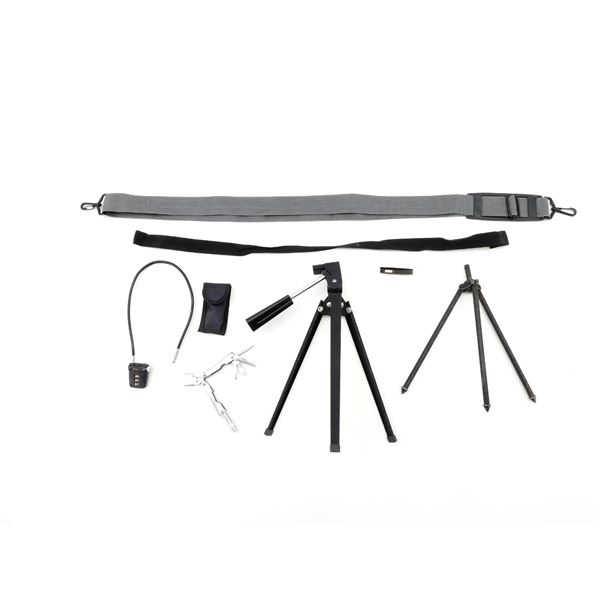 ASSORTED TRIPOD AND ACCESSORIES LOT