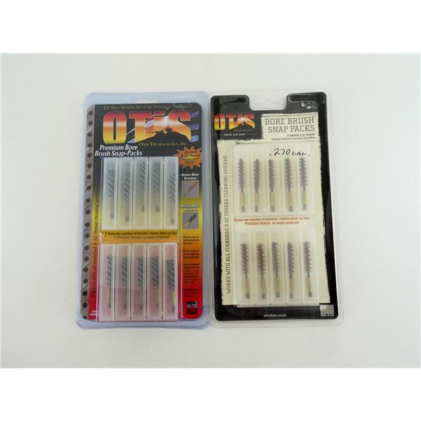OTIS BORE BRUSH SNAP PACK .27 CAL. CLEANING BRUSH LOT