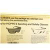 Image 3 : HOPPE'S CLEAR SPORTING AND SAFETY GLASSES & LEXA PROTECTIVE EYE WEAR & 13 PAPER TARGETS LOT
