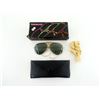 Image 1 : VINTAGE TASCO AVIATOR SUNGLASSES 1135Z