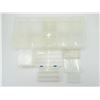 Image 1 : ASSORTED CLEAR STORAGE CONTAINERS LOT