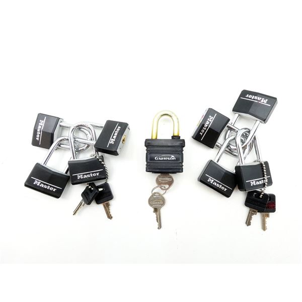 ASSORTED KEYED LOCKS LOT