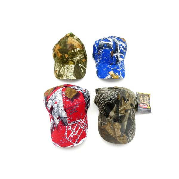 ASSORTED CAMO BASEBALL CAPS LOT