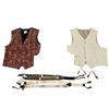 Image 1 : MEN'S WESTERN ACTION COSPLAY VESTS & SUSPENDERS LOT
