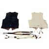 Image 2 : MEN'S WESTERN ACTION COSPLAY VESTS & SUSPENDERS LOT
