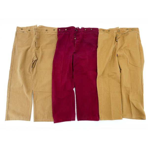 MEN'S WESTERN ACTION SCULLY BRITCHES LOT