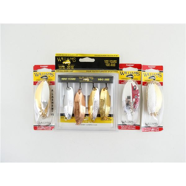 WILLIAMS 100 YEARS COMMEMORATIVE KIT AND ASSORTED FLASHERS LOT