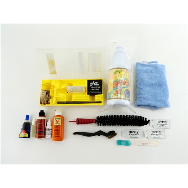 ** PICK UP ONLY ** ASSORTED GUN / ETC. CLEANING SUPPLIES LOT