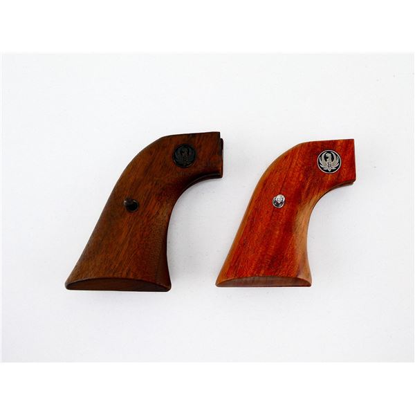 ASSORTED RUGER BLACKHAWK WOOD GRIP LOT