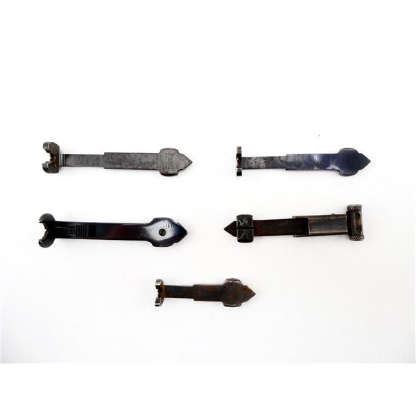 ASSORTED GUNSMITHING / HOBBYIST REAR SIGHT LOT