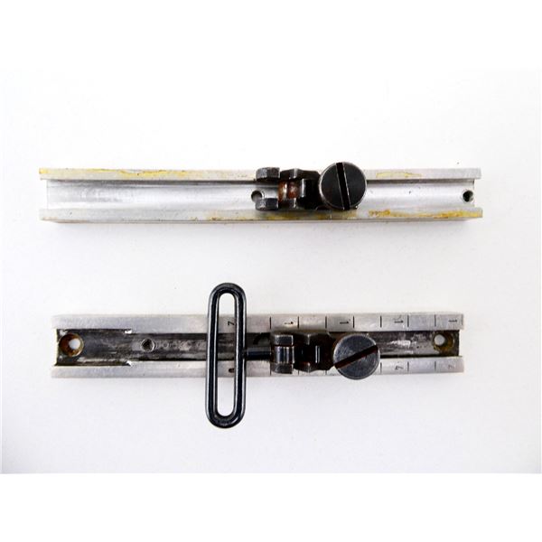 ASSORTED TARGET RIFLE RAIL AND SWIVEL MOUNT LOT