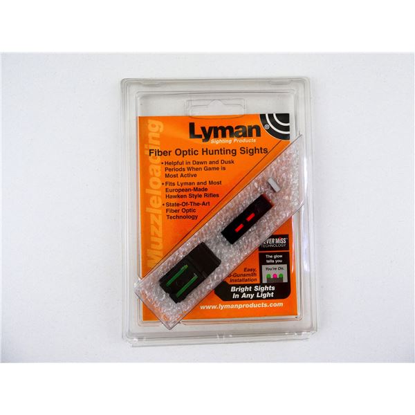 LYMAN FIBER OPTIC MUZZLE LOADING SIGHT LOT