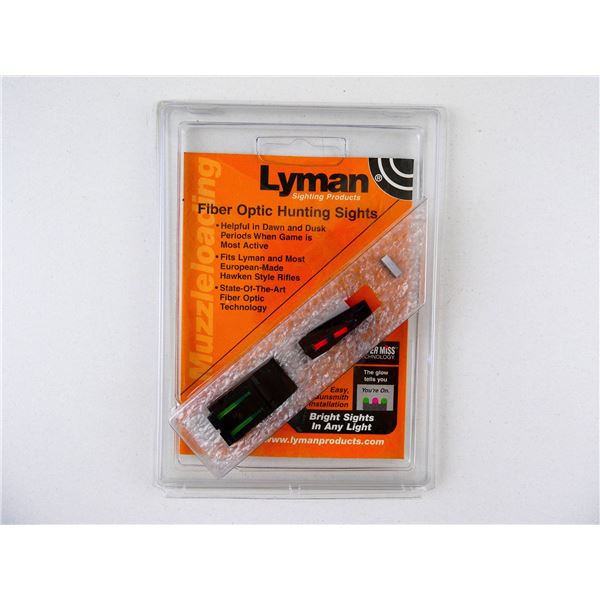 LYMAN FIBER OPTIC MUZZLE LOADING SIGHT LOT