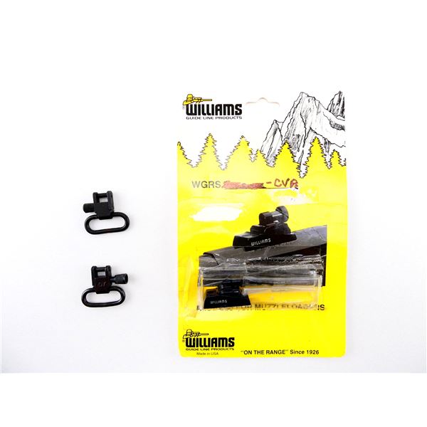 WILLIAMS WGRS-CVA PEEP SIGHT AND UNKNOWN QD SLING SWIVEL LOT