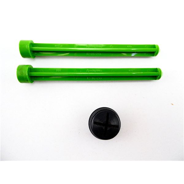 ASSORTED REMINGTON 870 12 GAUGE MAG TUBE CAP AND PLUG LOT