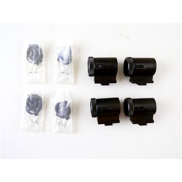 UNKNOWN FRONT GLOBE SIGHTS WITH INSERTS LOT