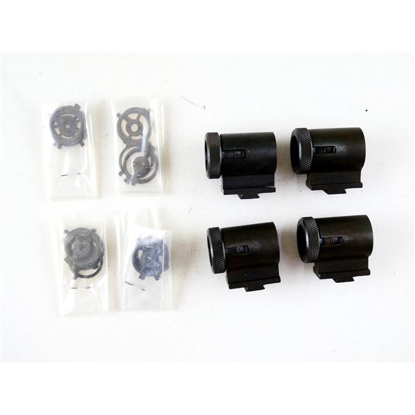 UNKNOWN FRONT GLOBE SIGHTS WITH INSERTS LOT