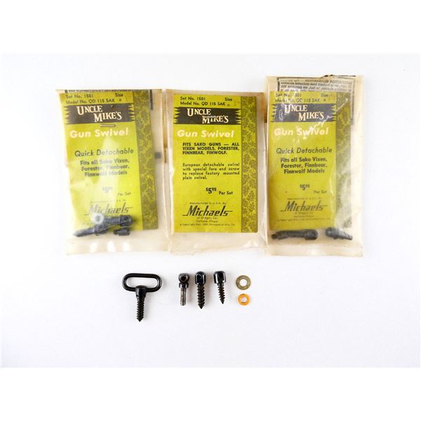 UNCLE MIKE'S SAKO QD SWIVEL LOT