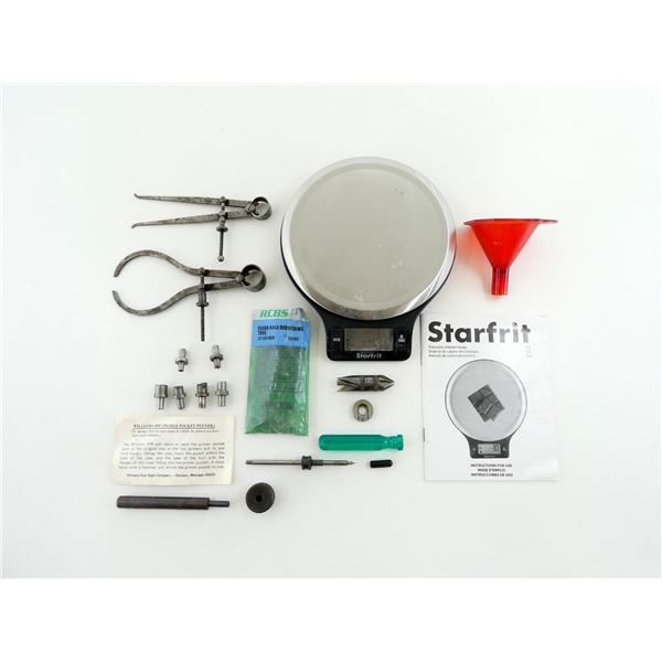 ASSORTED RELOADING ACCESSORIES LOT
