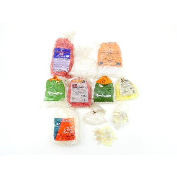 ASSORTED 12 GAUGE PLASTIC WAD LOT