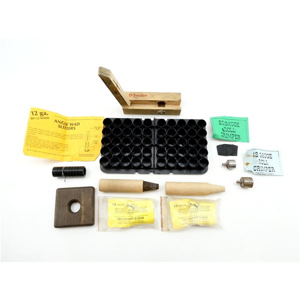 ASSORTED SHOTSHELL RELOADING ACCESSORIES LOT