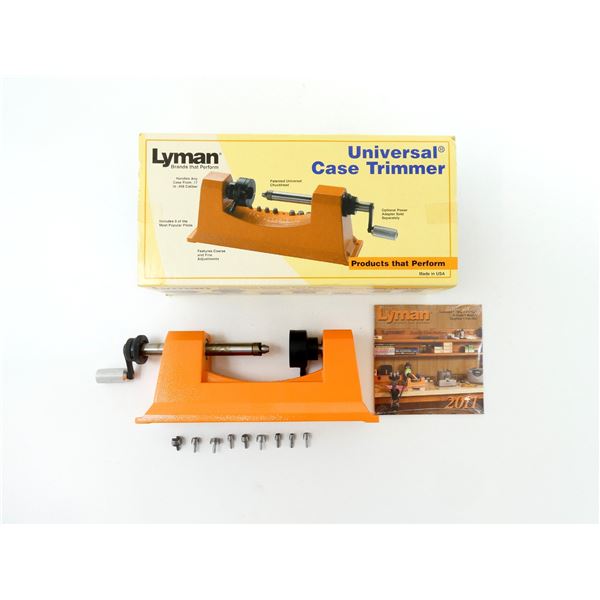 LYMAN UNIVERSAL CASE TRIMMER AND PILOTS LOT