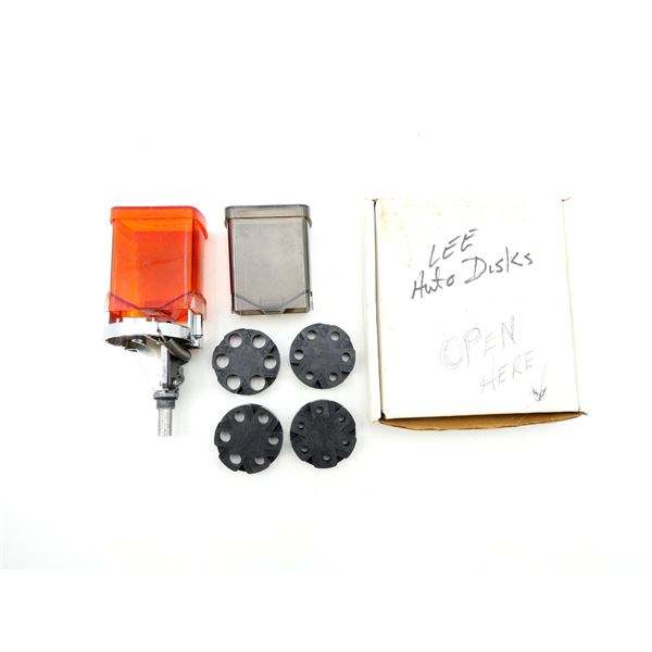LEE AUTO DISK POWDER MEASURE, DISKS, ETC. LOT