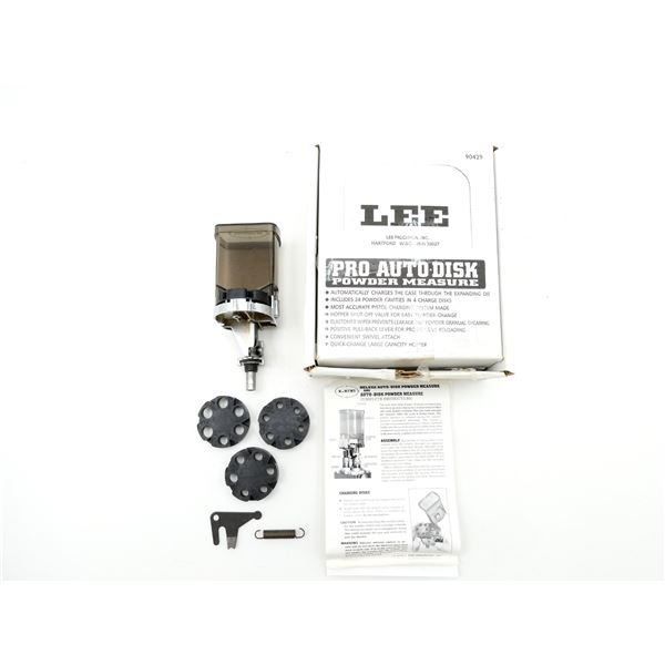 LEE PRO AUTO DISK POWDER MEASURE KIT