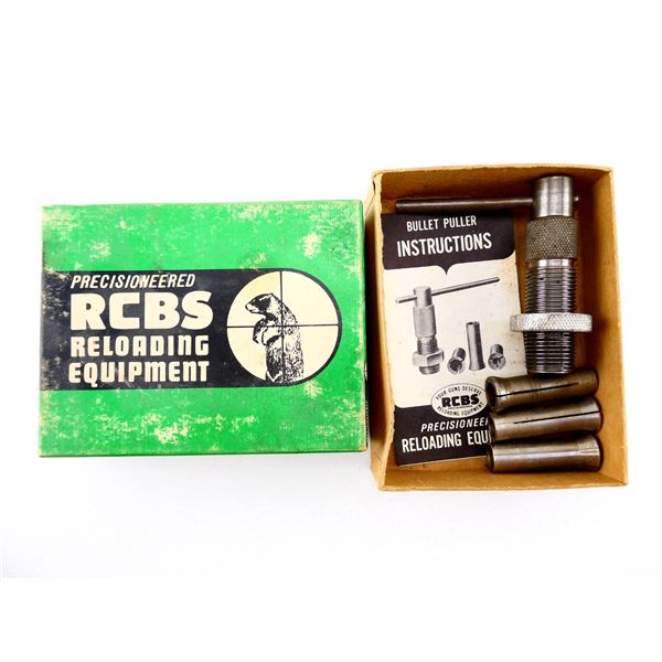 RCBS BULLET PULLER AND COLLET LOT