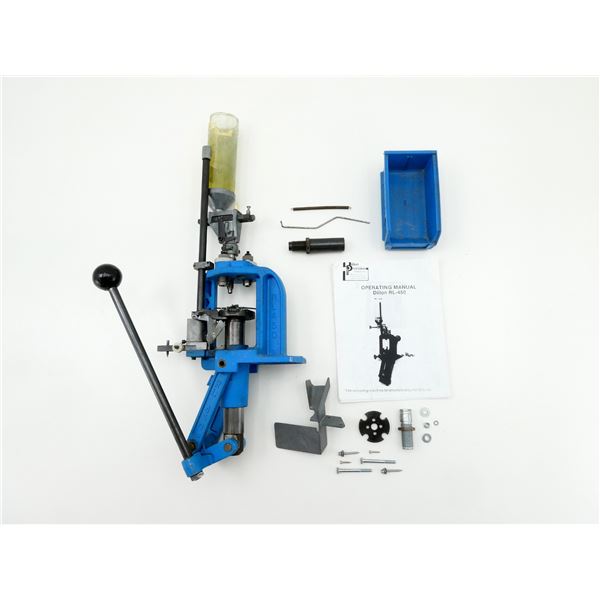 DILLON PRECISION RL-450 RELOADING PRESS AND ACCESSORIES LOT